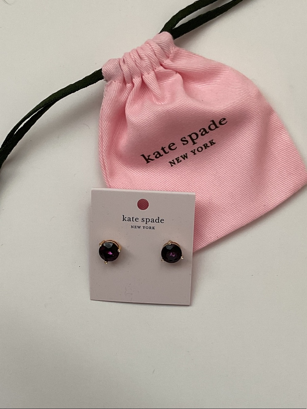 Kate Spade Purple Sparkle Studs